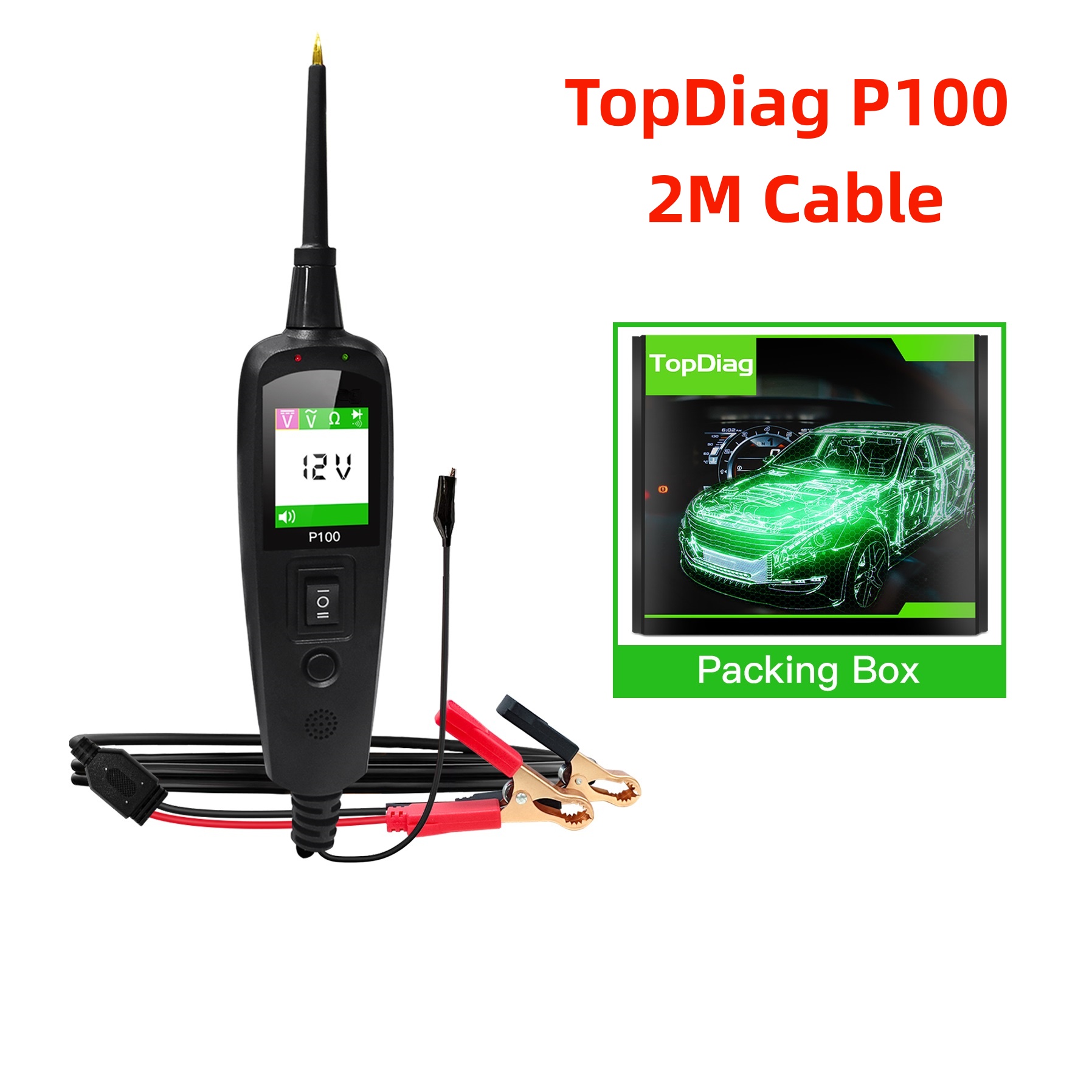 Car Diagnostic Tool - TopDiag P100 2M Auto Elektrische Circuit