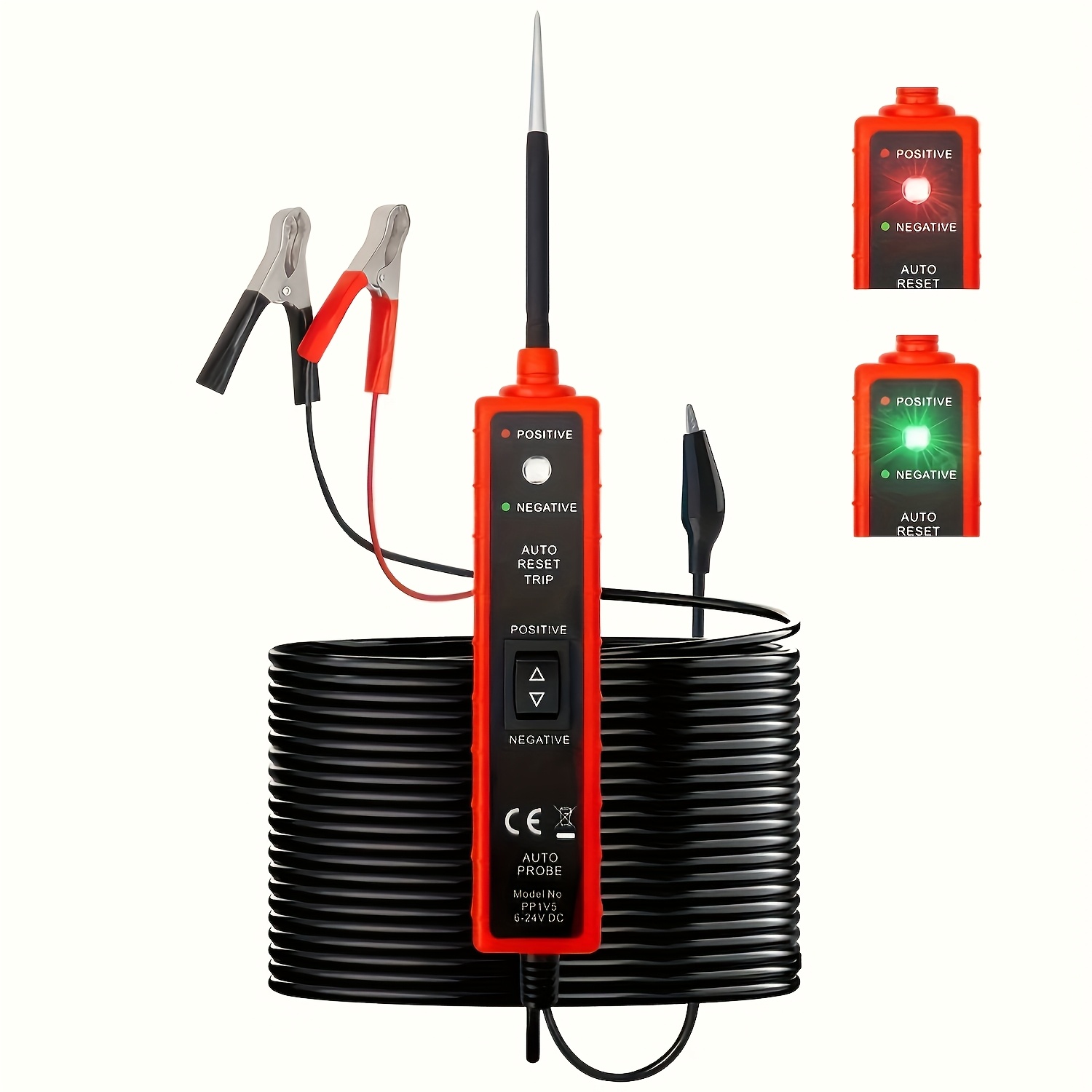 Car Diagnostic Tool - 6V-24V DC Multifunctionele Auto-elektrische Systeemtester |