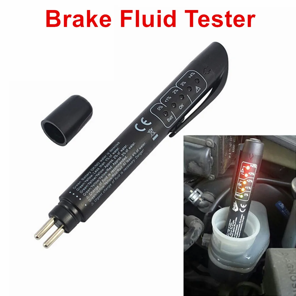 Car Diagnostic Tool - Auto Remvloeistof Tester 5 Leds Indicator