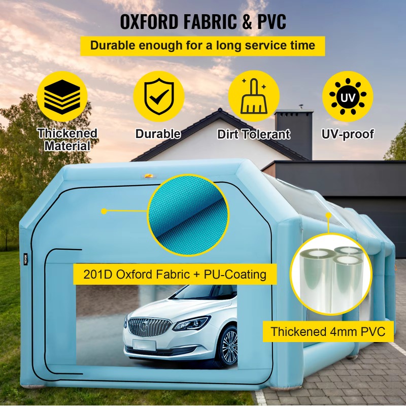 【Hot】 Opblaasbare verfbox Auto - Inflatable Paint Booth recensie en prijs