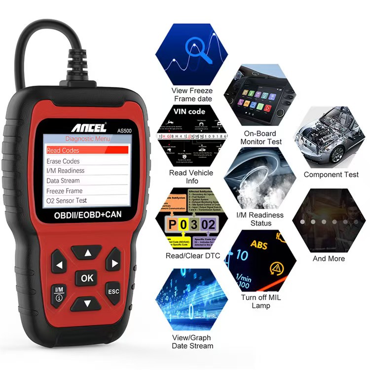 Alle OBDII-functies, meertalig - Car Diagnostic Tool recensie en prijs