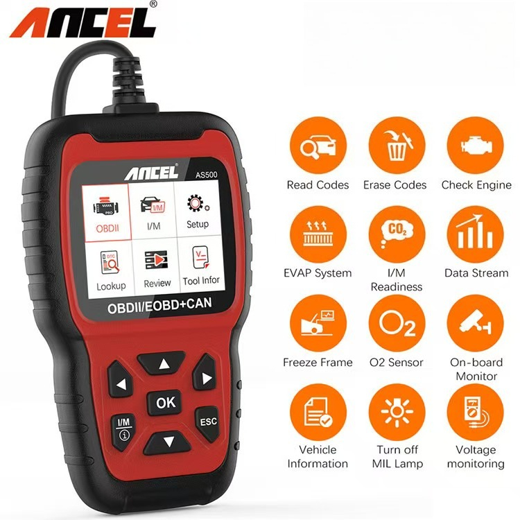 Alle OBDII-functies, meertalig - Car Diagnostic Tool recensie en prijs