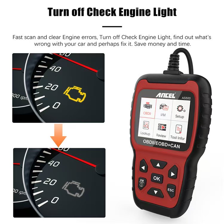 Alle OBDII-functies, meertalig - Car Diagnostic Tool recensie en prijs